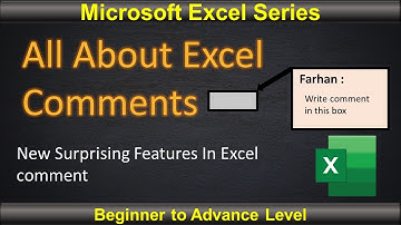 All About Excel Comments | How to use Excel Comments Properly