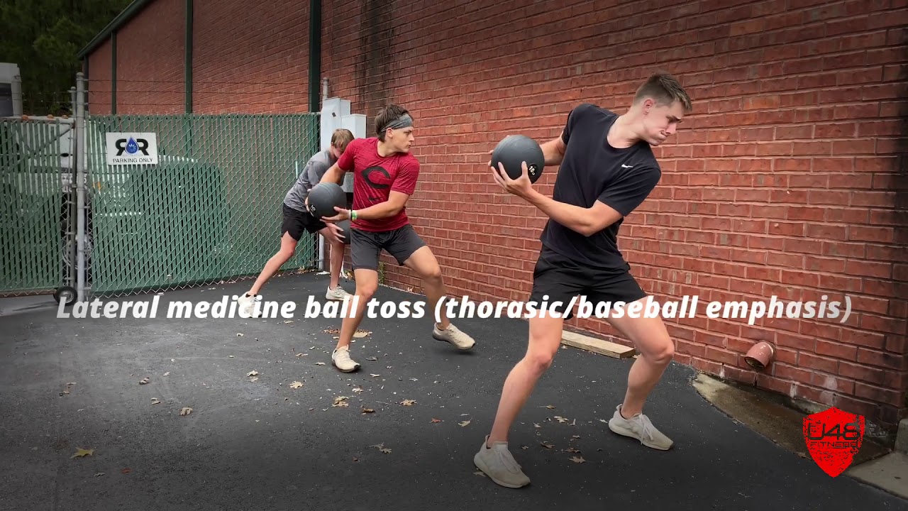 Lateral Medicine ball toss (TSpine) YouTube