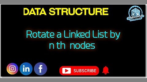 Rotate a Linked List by n nodes in C/C++/Java