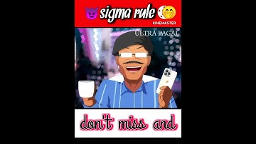 SIGMA RULE | R.G BUCKET LIST | #sigmarule #shorts #attitude