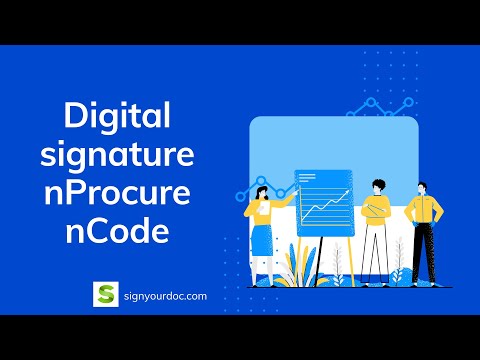 Digital signature for nProcure - nCode Digital signature