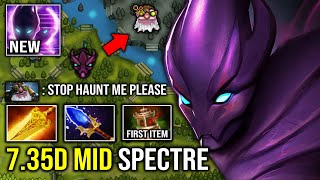 NEW 7.35d Patch Solo Mid Spectre First Item Spirit Vessel Global Haunt Gank Side Lane Dota 2