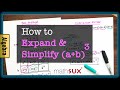 Algebra 2: Expanding and Simplifying Binomials