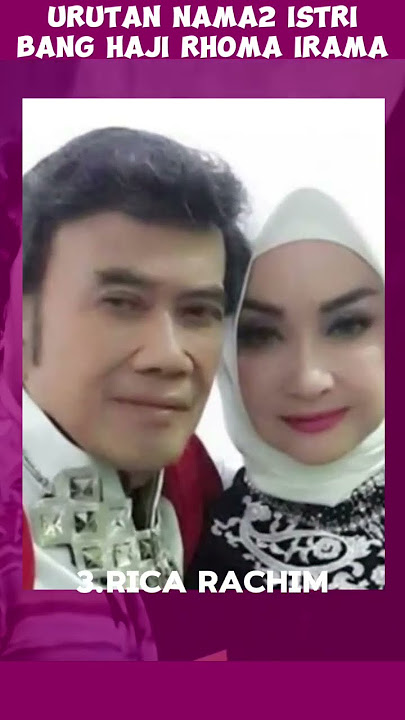 Urutan nama2 Raja dangdut Bang Haji Rhoma Irama #viral #beritaterkini #artis #seleb #rhomairama