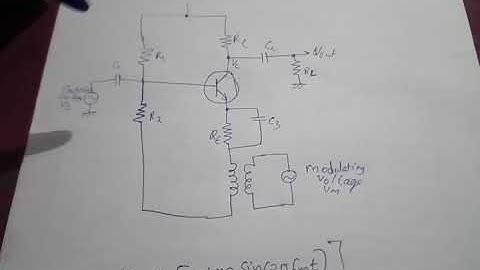 AM Modulator in 2 minutes ( Emitter Modulation)