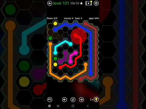 How To Solve Flow Free Hexes Jumbo Interval Pack Level 101 Board Walk Through Solution Walkthrough