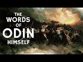 The Mysterious Origins of Odin's Havamal