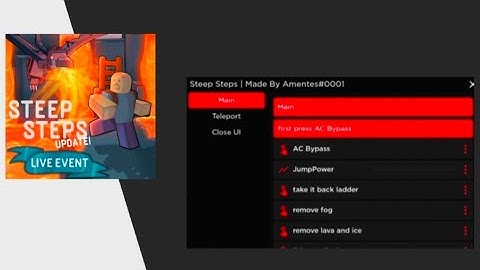 Roblox Steep Steps🪜 Script Working Fluxus 📄 2023 | Fluxus, Hydrogen, Arceus x #roblox