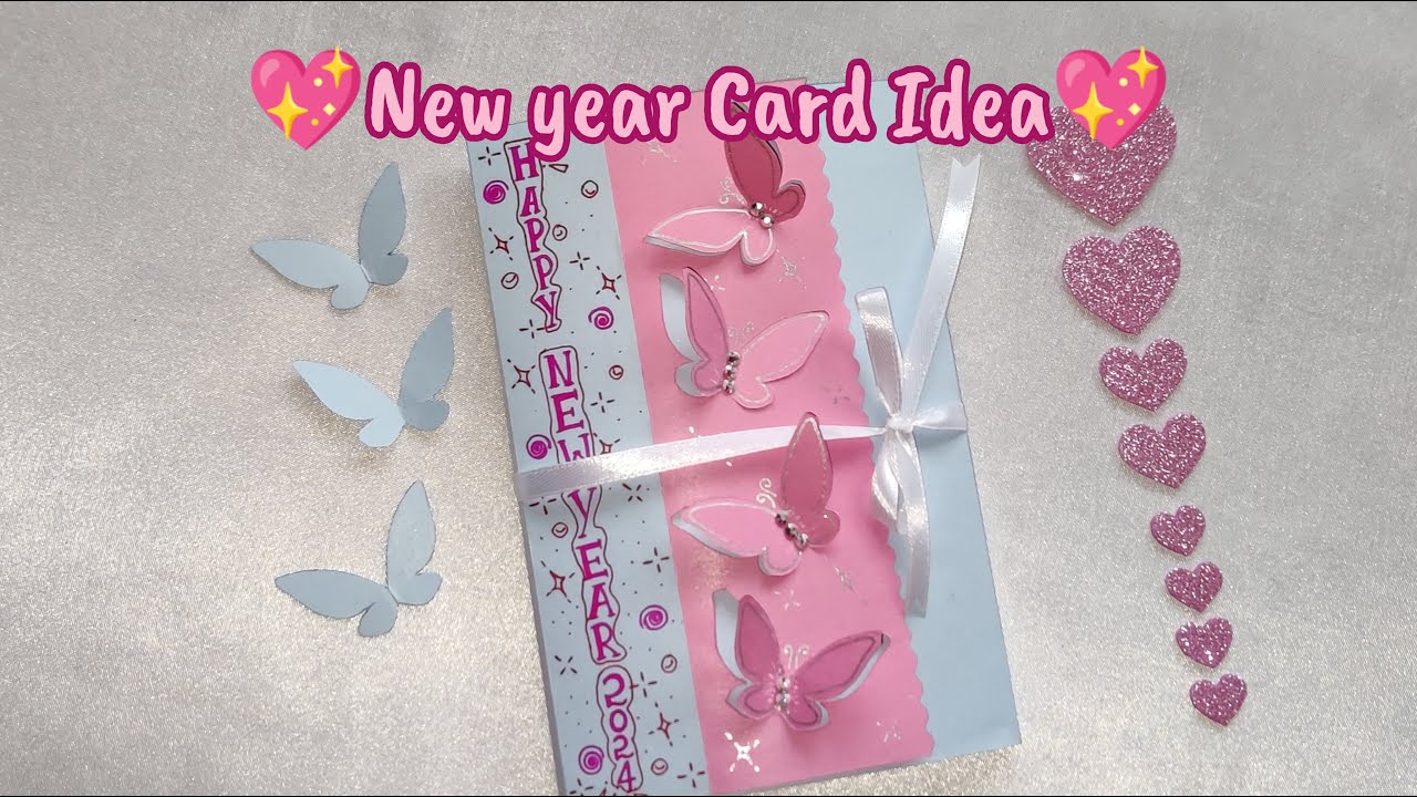 How to make New year Card 2024 | Easy to make new year Card 2024 | # ...