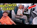 Surprising my Family with BUSINESS CLASS UPGRADE!!