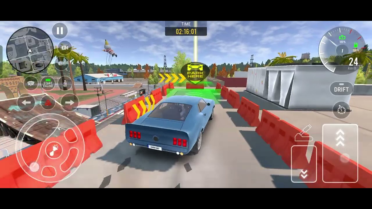 कार पार्किंग - ड्राइविंग स्कूल..। Car Parking - Driving School #viral #game #carparkinggame #2026