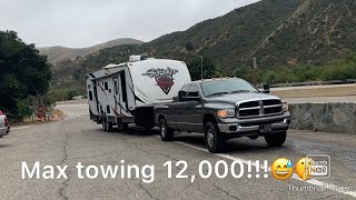 Max towing 2005 5.9 cummins 12,000lbs
