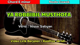 Ya robbibil Musthofa (Nissa Sabyan) - Karaoke Lirik Berjalan & Audio Jernih