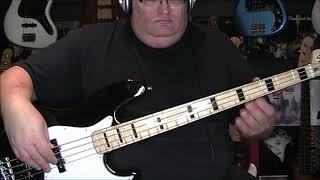 Video thumbnail of "Van Halen I'll Wait Bass Cover with Notes & Tab"
