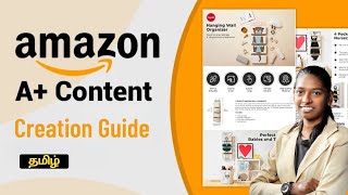Create AMAZING Amazon A+ Content in Canva Without a Designer | Ecommerce business tamil