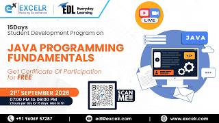 SDP on Java Programming Fundamentals Day 01
