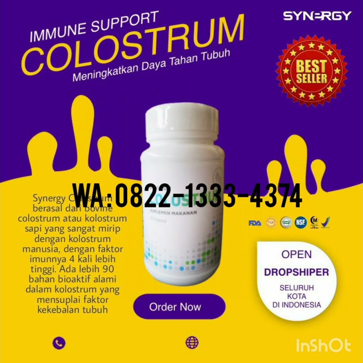 WA 0896-3671-0320,  Jual Suplemen Colostrum Synergy Untuk Daya Tahan Tubuh Klungkung