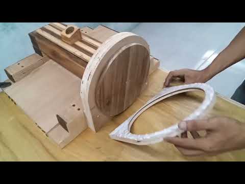 Dual function sanding station // make sanding discs with drill drive ...