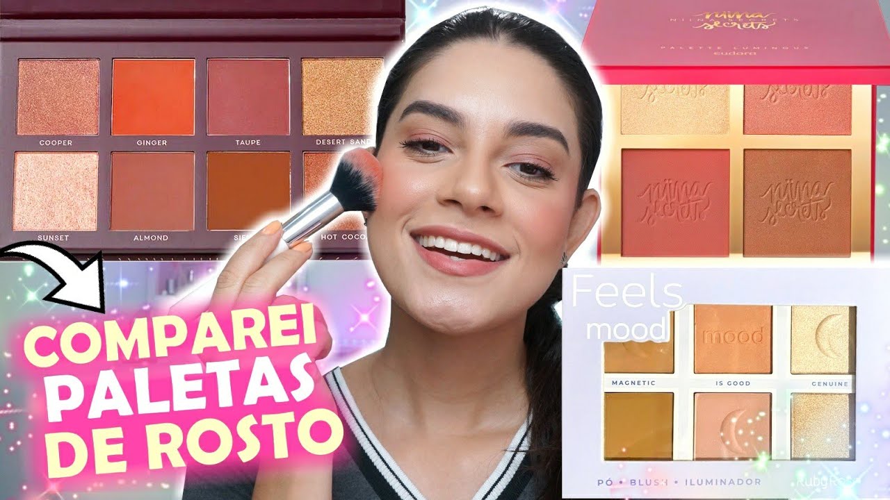 QUAL A MELHOR PALETA DE ROSTO? 💥 COMPAREI OS ÚLTIMOS LANÇAMENTOS