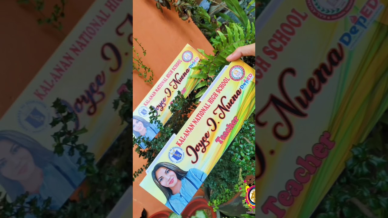 Desk nameplates & hanging decor this week 