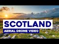 Beautiful Scotland from the bird&#39;s eye view - video for stress relief and relaxation