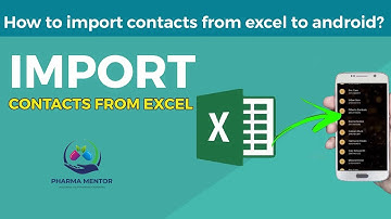 how to import contacts from excel to android / How to Import Unlimited Contact From Excel to Mobile