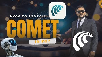 💻 How to Install Comet Browser in PC | Fast & Secure Browser 2025 🔥