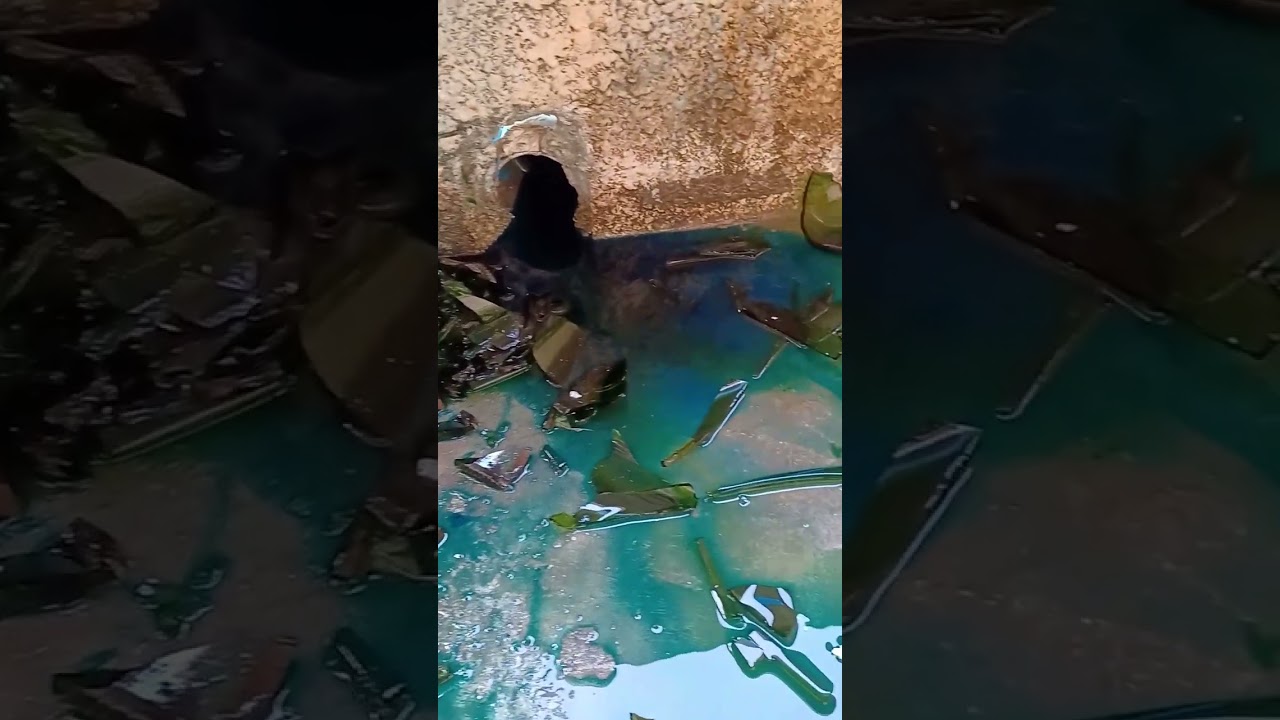 Breaking Wine Bottle