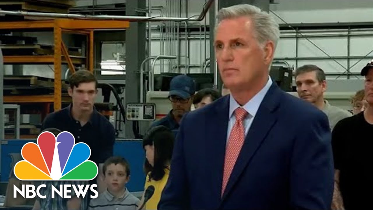 McCarthy Criticizes Biden Ahead Of Philadelphia Speech McCarthy Criticizes Biden Ahead Of Philadelphia Speech