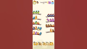 Bird sort color game level 574 #games #gamedesign #gameartdesign #gamelevel #gaming #gameartwork