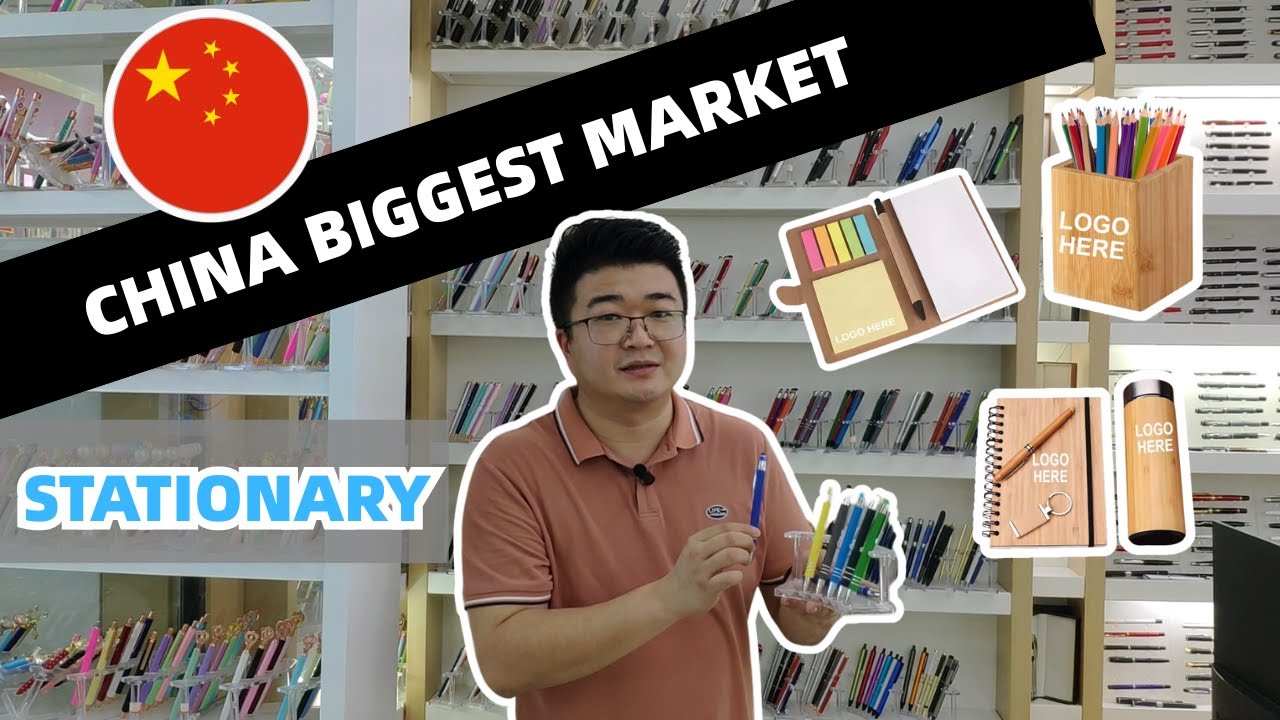 China Stationery Wholesale Market Tour | Custom stationery manufacturer | office supplies wholesale