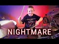 Avenged Sevenfold - NIGHTMARE (7 yr old drummer) /\ Drum Cover