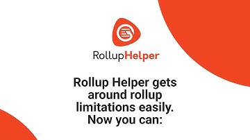 Introduction to Rollup Helper