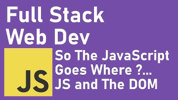 Full Stack Web Development (2020)| Injecting Javascript Into HTML (The DOM) (Junior Dev)
