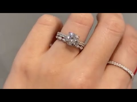 solitaire-2-carat-round-diamond-engagement-ring-&-platinum-diamond-wedding-band---hana-&-natali