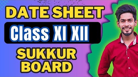 Class XI XII Date Sheet has been announced 2023|Sukkur board examination dateSheet 1st year 2nd year