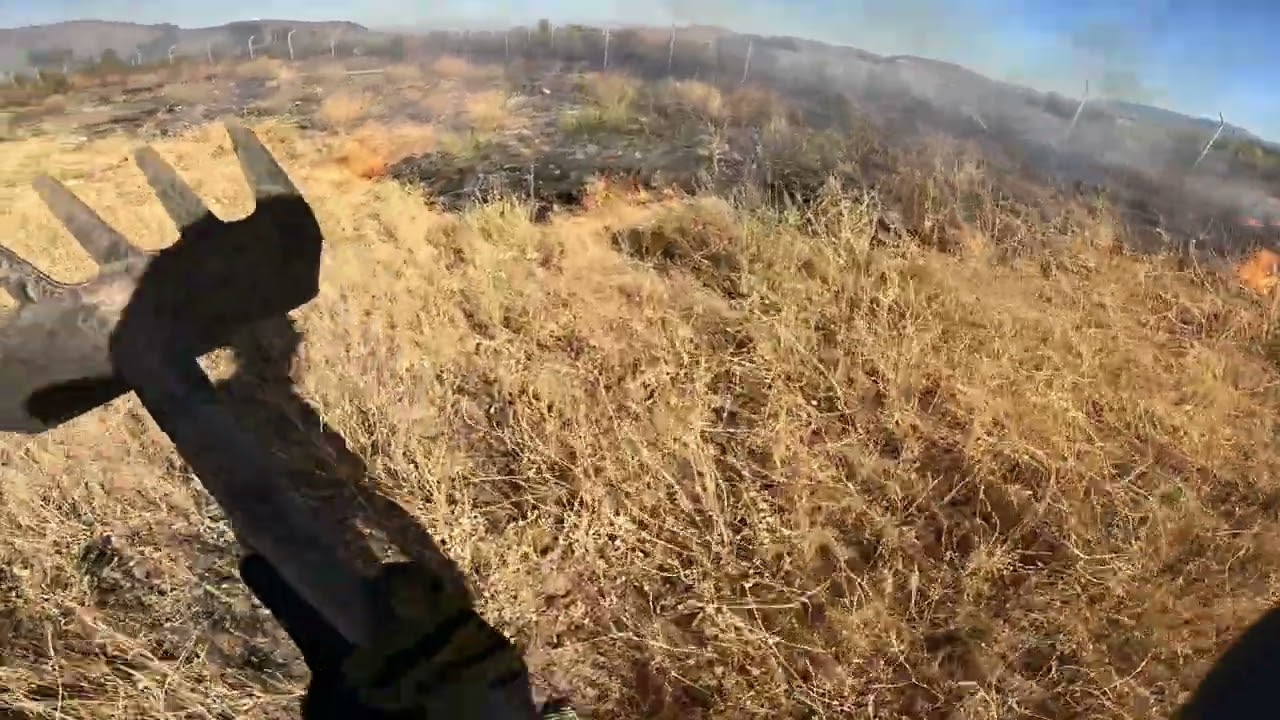 INCENDIO PASTIZAL MONTE LORENZO 👨‍🚒🇨🇱