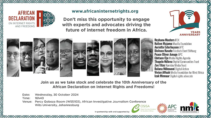 PART I: 10 Years of the African Declaration on Internet Rights and Freedoms