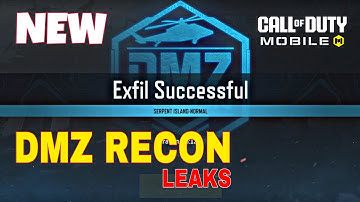 NEW DMZ RECON MODE GAMEPLAY in COD MOBILE