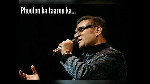 Phoolon ka taron ka - Abhijeet Bhattacharya