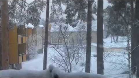 Skitväder i Forsbacka
