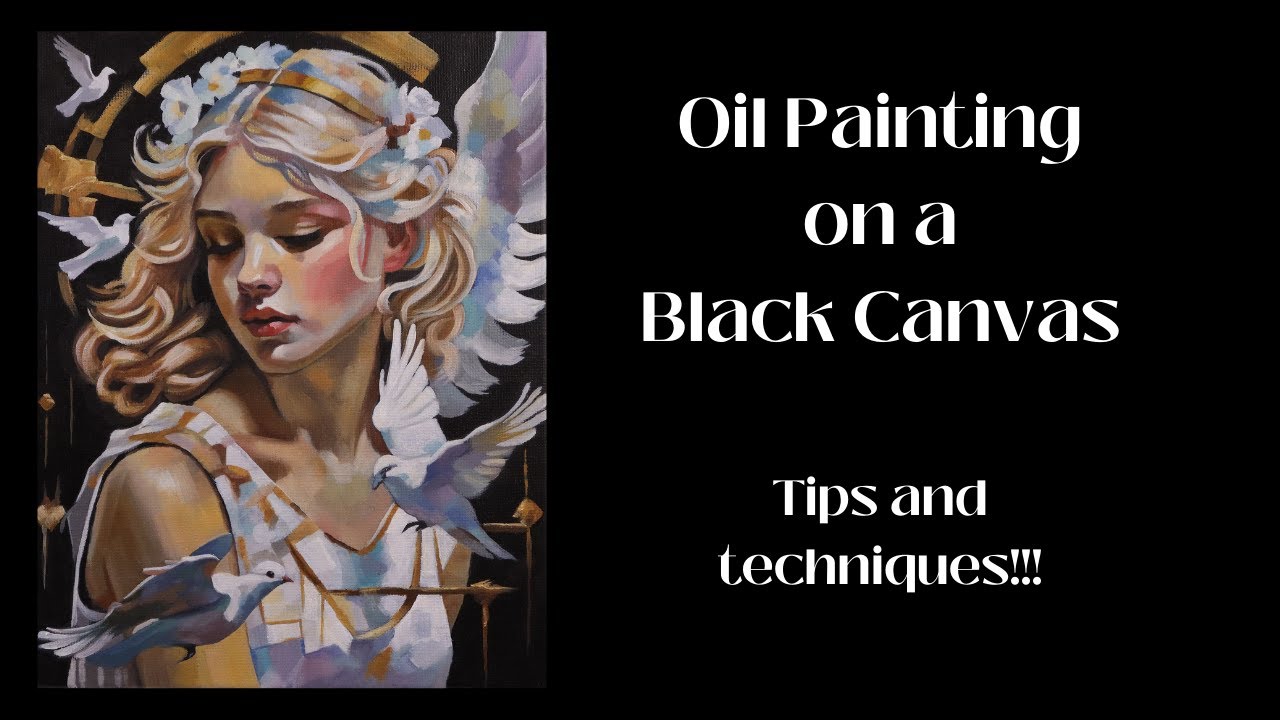 Painting On A Black Canvas Tips And Techniques YouTube Maxresdefault