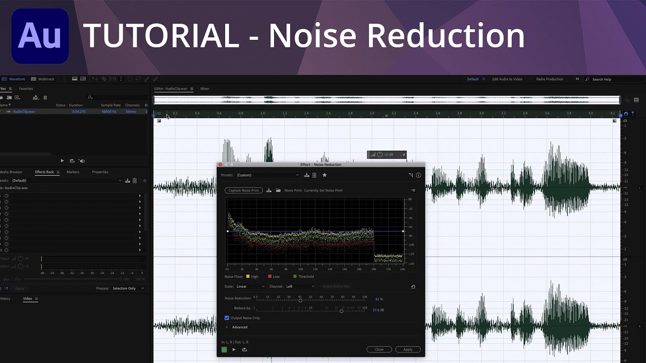 noise reduction adobe audition noise reduction adobe audition