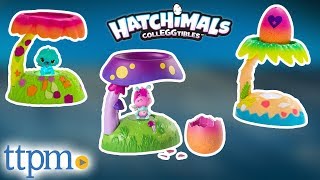 Hatchimals Hatchy Home Light Up Nest Breezy Beach, Glittering Garden, And Fabula Forest