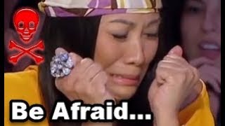 *CREEPY SCARY MAGIC* Tricks that FREAKS Out EVERYONE! BE AFRAID NOW Asia's Got Talent - Sacred RIANA