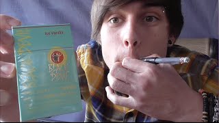 Celebrity Trying Japanese Cigarettes | Black Devil Ice Vanilla! Wealth