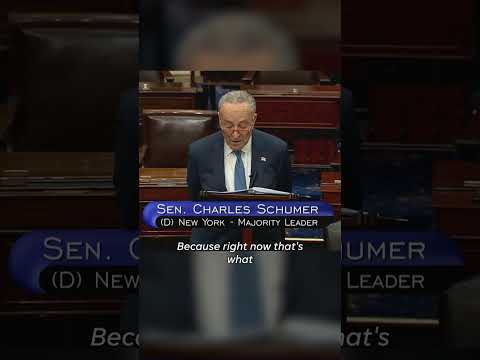 Senator Schumer issues warning against rising antisemitism #Shorts