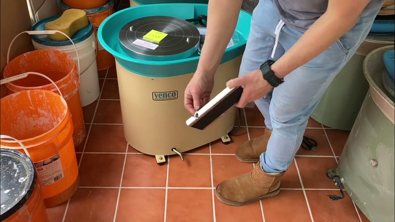 Getting your new Venco 3 Pottery Wheel ready to use YouTube