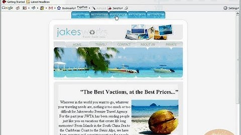 Tabbed Navigation Bar: Dreamweaver Tutorial!