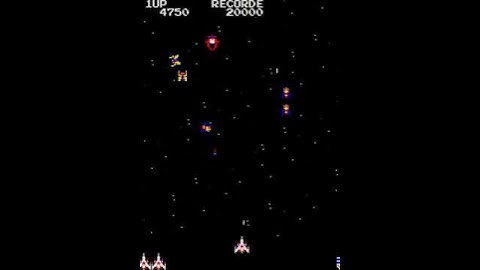 Fantastic ~Galaga conversion Galaxian hardware~ Arcade MAME fantastc